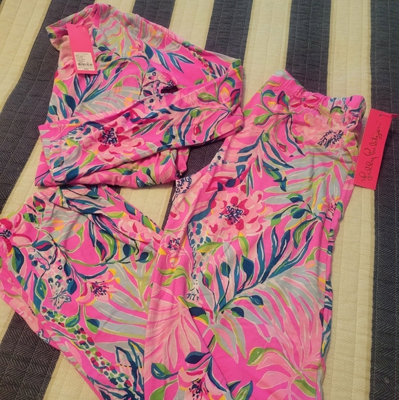 NWT Lilly Pulitzer pajama set - Picture 1 of 4